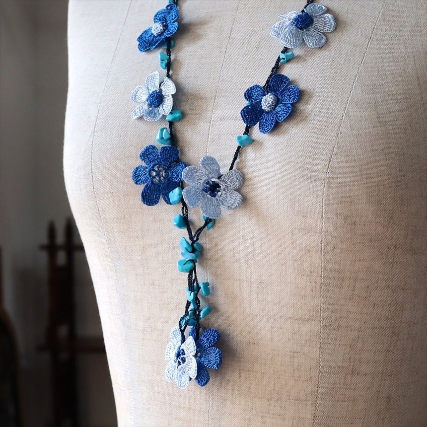 amphora / オヤ トゥオヤ ネックレス トルコのレース編み